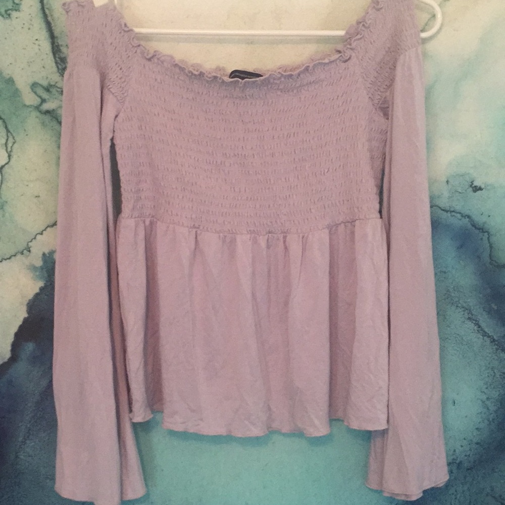Lilac Off the Shoulder Top. 💜